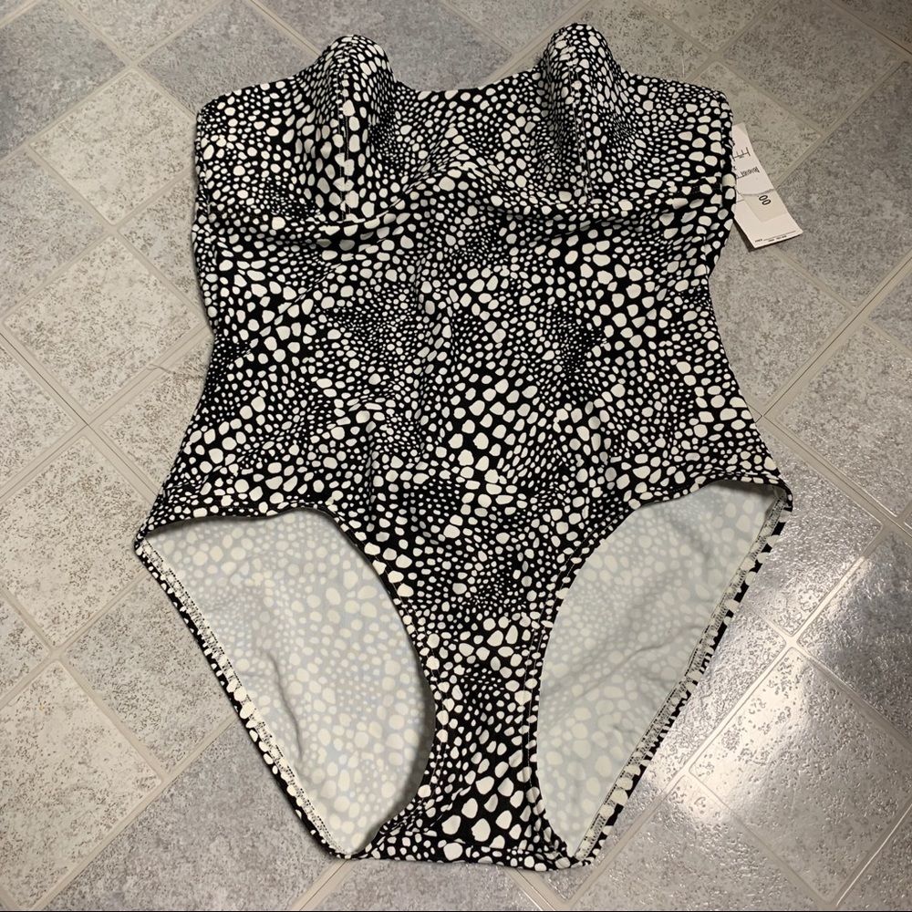 NWD Jaclyn Smith One-Piece Strapless Swimsuit